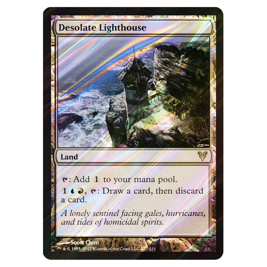 Desolate Lighthouse 0227 card from the Magic The Gathering set Avacyn Restored