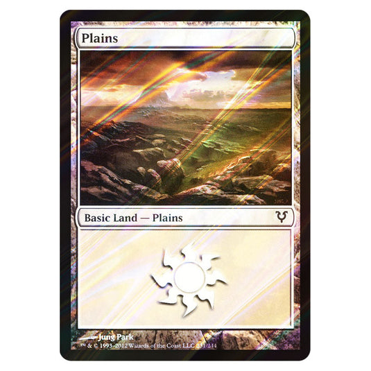 Plains 0231 card from the Magic The Gathering set Avacyn Restored