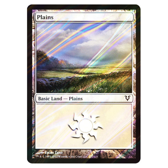 Plains 0232 card from the Magic The Gathering set Avacyn Restored