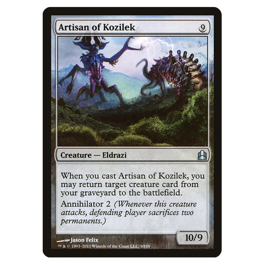 Artisan of Kozilek 1 card from the Magic The Gathering set Commander 2011
