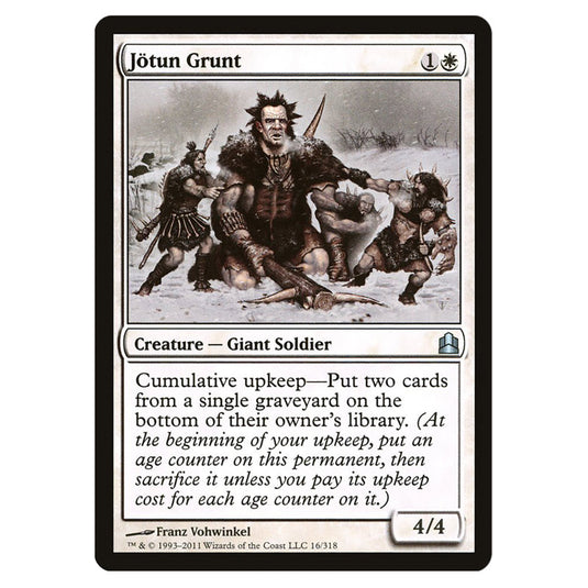 Jötun Grunt 16 card from the Magic The Gathering set Commander 2011