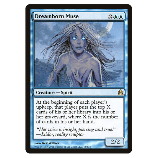 Dreamborn Muse 44 card from the Magic The Gathering set Commander 2011