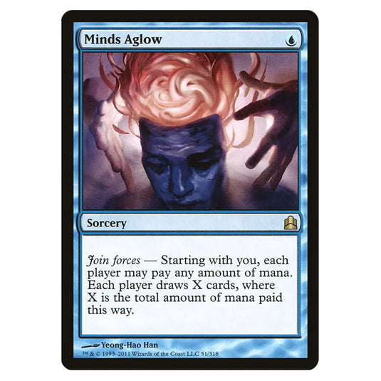 Minds Aglow 51 card from the Magic The Gathering set Commander 2011