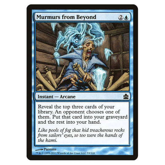 Murmurs from Beyond 53 card from the Magic The Gathering set Commander 2011