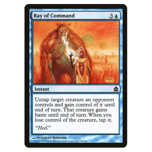 Ray of Command 56 card from the Magic The Gathering set Commander 2011