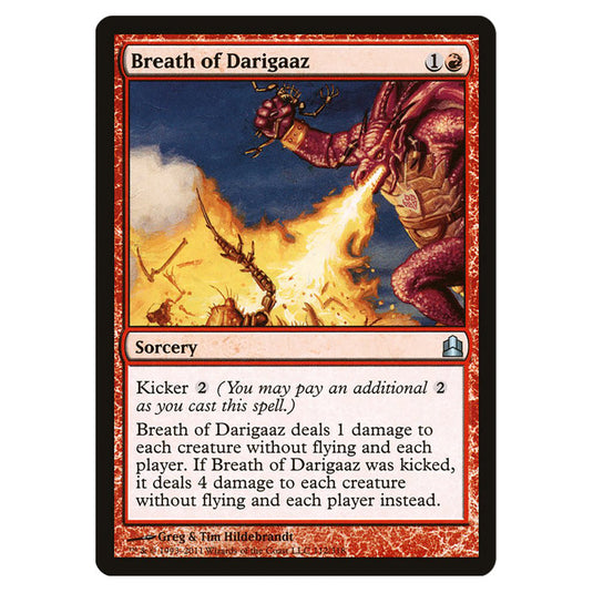 Breath of Darigaaz 112 card from the Magic The Gathering set Commander 2011
