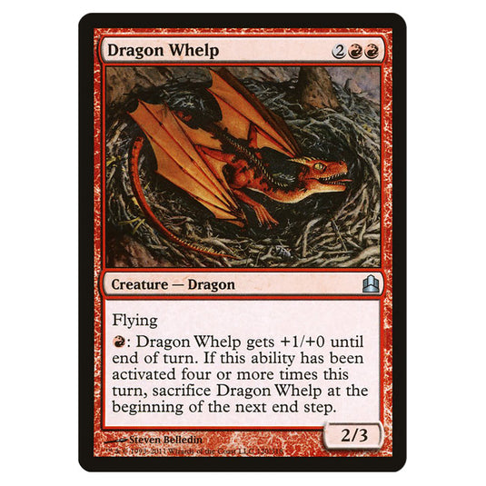 Dragon Whelp 120 card from the Magic The Gathering set Commander 2011