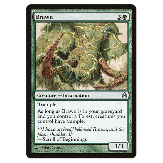Brawn 145 card from the Magic The Gathering set Commander 2011