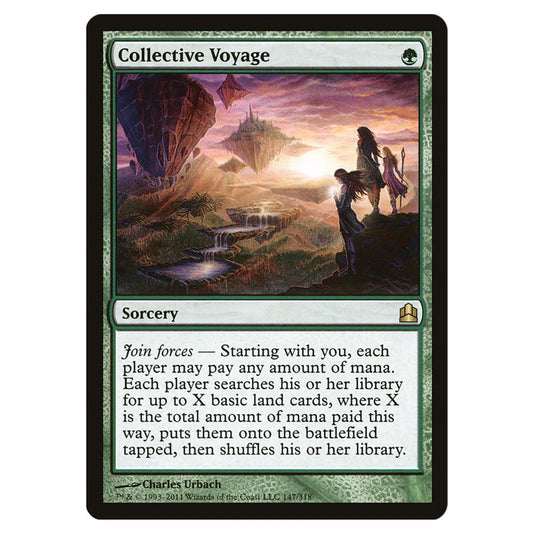 Collective Voyage 147 card from the Magic The Gathering set Commander 2011