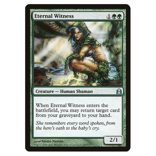 Eternal Witness 152 card from the Magic The Gathering set Commander 2011