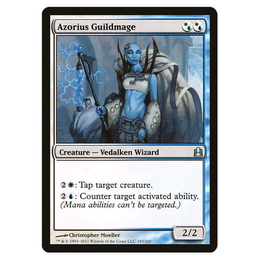 Azorius Guildmage 183 card from the Magic The Gathering set Commander 2011