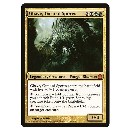 Ghave, Guru of Spores 200 card from the Magic The Gathering set Commander 2011