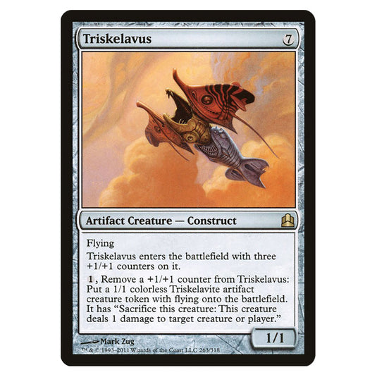 Triskelavus 263 card from the Magic The Gathering set Commander 2011