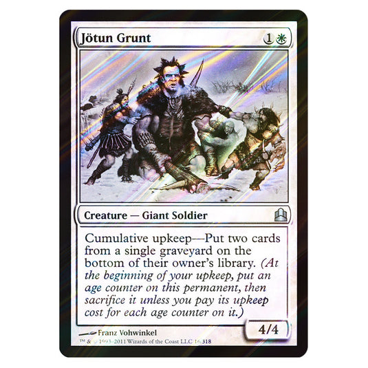 Jötun Grunt 16 card from the Magic The Gathering set Commander 2011