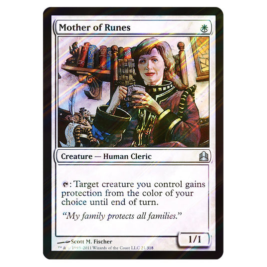 Mother of Runes 21 card from the Magic The Gathering set Commander 2011