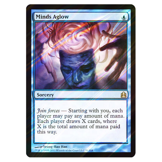 Minds Aglow 51 card from the Magic The Gathering set Commander 2011