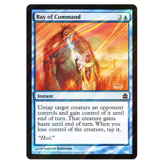 Ray of Command 56 card from the Magic The Gathering set Commander 2011