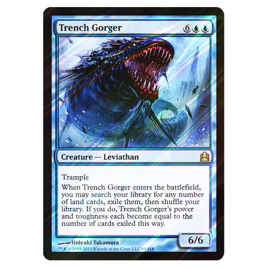 Trench Gorger 65 card from the Magic The Gathering set Commander 2011