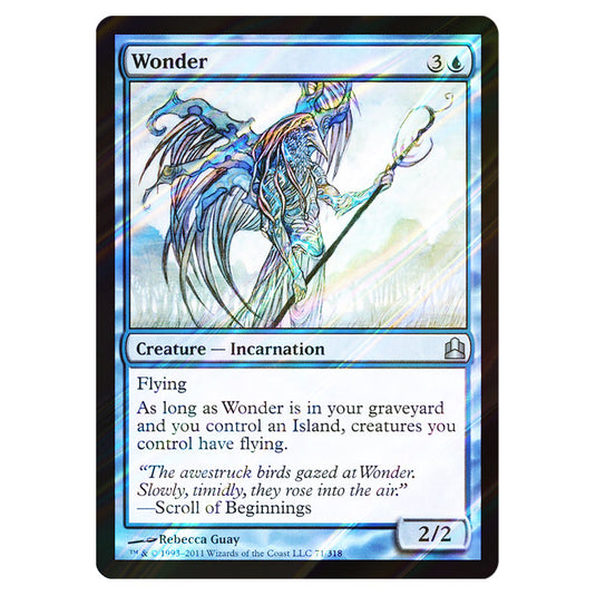 Wonder 71 card from the Magic The Gathering set Commander 2011