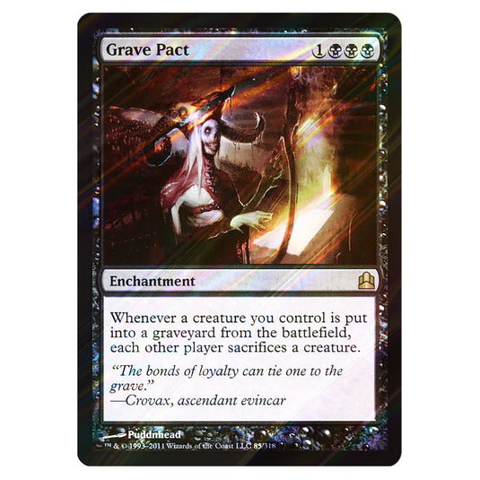 Grave Pact 85 card from the Magic The Gathering set Commander 2011