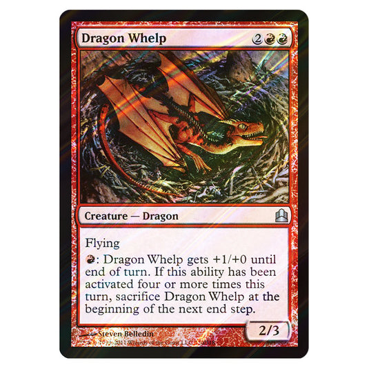 Dragon Whelp 120 card from the Magic The Gathering set Commander 2011