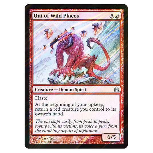 Oni of Wild Places 130 card from the Magic The Gathering set Commander 2011