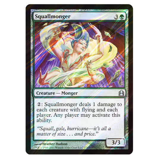 Squallmonger 173 card from the Magic The Gathering set Commander 2011