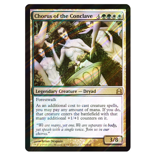 Chorus of the Conclave 189 card from the Magic The Gathering set Commander 2011