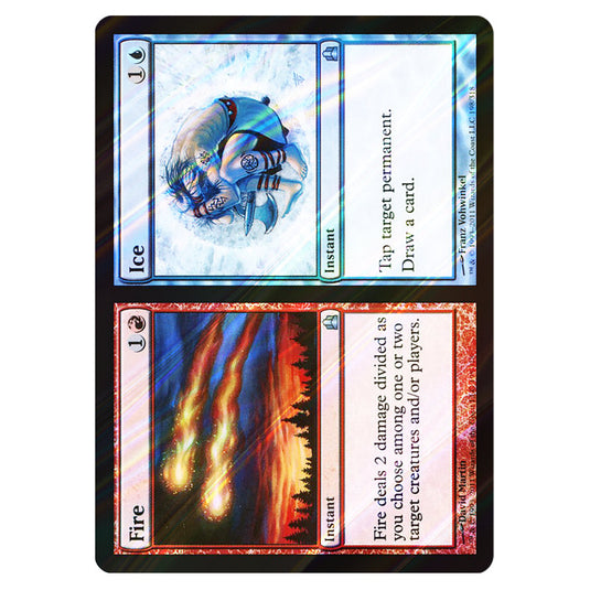 Fire // Ice 198 card from the Magic The Gathering set Commander 2011