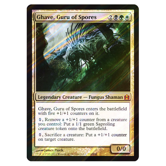 Ghave, Guru of Spores 200 card from the Magic The Gathering set Commander 2011