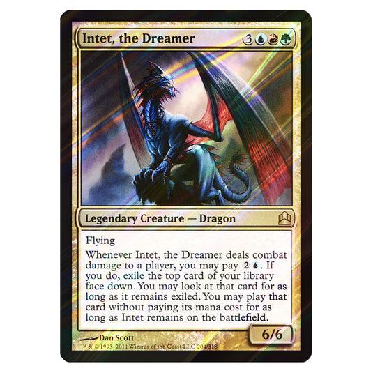 Intet, the Dreamer 204 card from the Magic The Gathering set Commander 2011