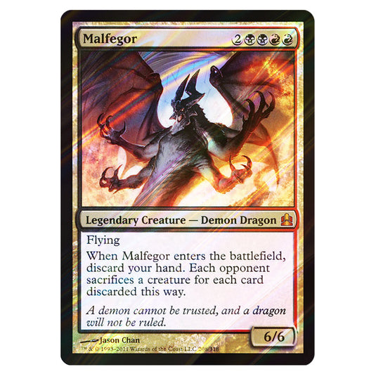 Malfegor 208 card from the Magic The Gathering set Commander 2011