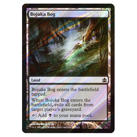 Bojuka Bog 267 card from the Magic The Gathering set Commander 2011