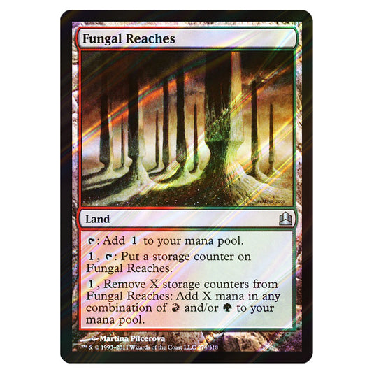 Fungal Reaches 274 card from the Magic The Gathering set Commander 2011