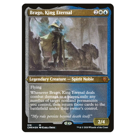Brago, King Eternal 516 card from the Magic The Gathering set Commander Legends