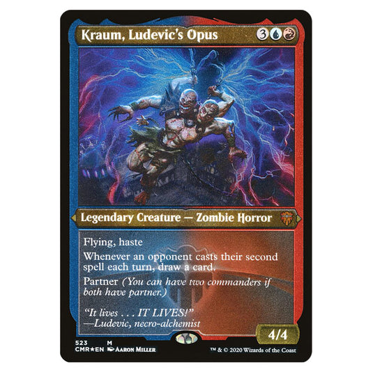 Kraum, Ludevic's Opus 523 card from the Magic The Gathering set Commander Legends
