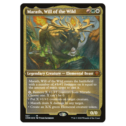 Marath, Will of the Wild 527 card from the Magic The Gathering set Commander Legends