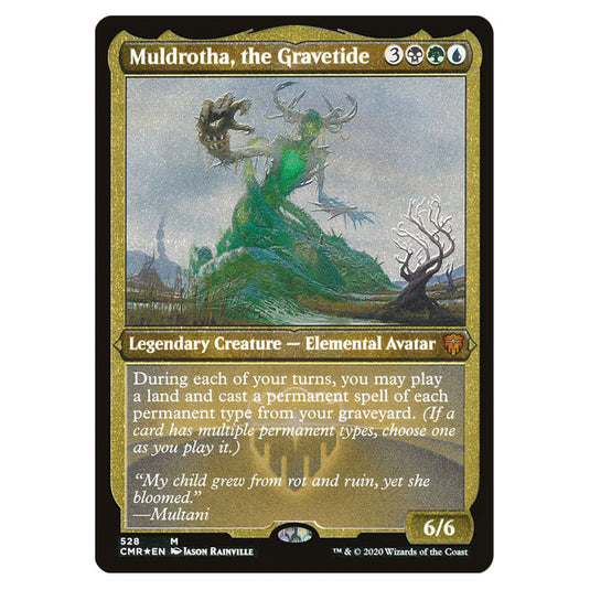 Muldrotha, the Gravetide 528 card from the Magic The Gathering set Commander Legends