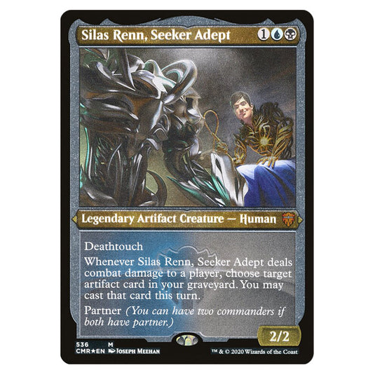 Silas Renn, Seeker Adept 536 card from the Magic The Gathering set Commander Legends