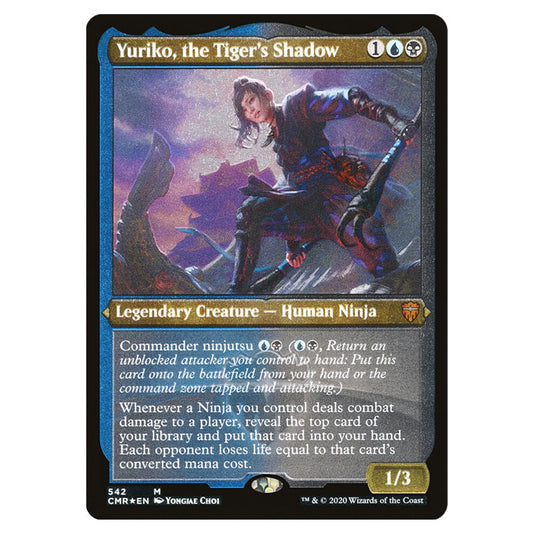 Yuriko, the Tiger's Shadow 542 card from the Magic The Gathering set Commander Legends