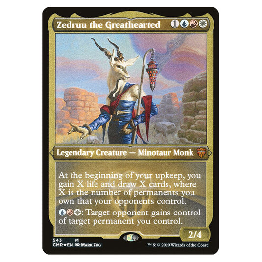 Zedruu the Greathearted 543 card from the Magic The Gathering set Commander Legends