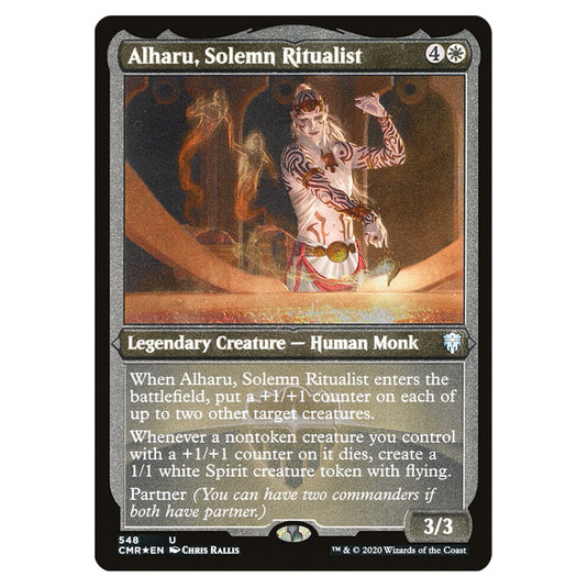 Alharu, Solemn Ritualist 548 card from the Magic The Gathering set Commander Legends