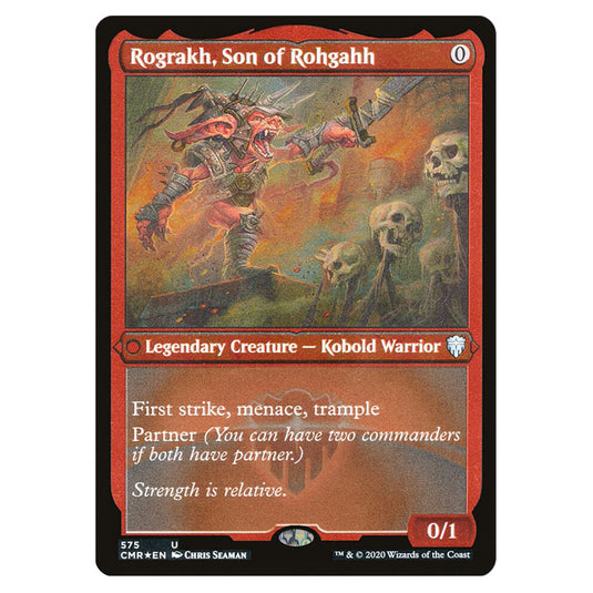 Rograkh, Son of Rohgahh 575 card from the Magic The Gathering set Commander Legends