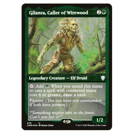 Gilanra, Caller of Wirewood 578 card from the Magic The Gathering set Commander Legends