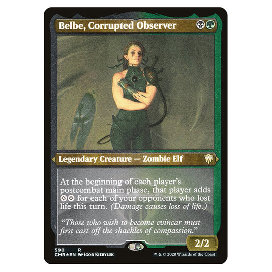 Belbe, Corrupted Observer 590 card from the Magic The Gathering set Commander Legends
