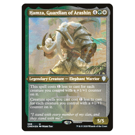Hamza, Guardian of Arashin 598 card from the Magic The Gathering set Commander Legends