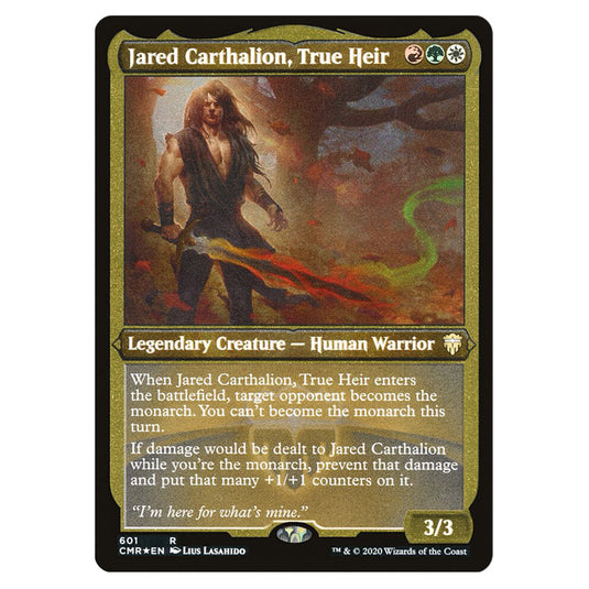 Jared Carthalion, True Heir 601 card from the Magic The Gathering set Commander Legends