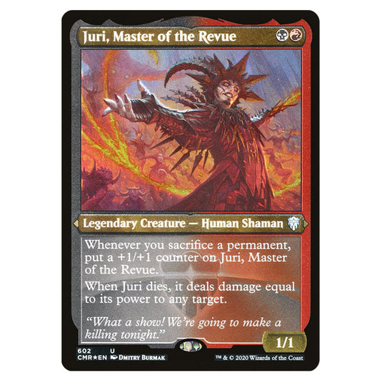 Juri, Master of the Revue 602 card from the Magic The Gathering set Commander Legends