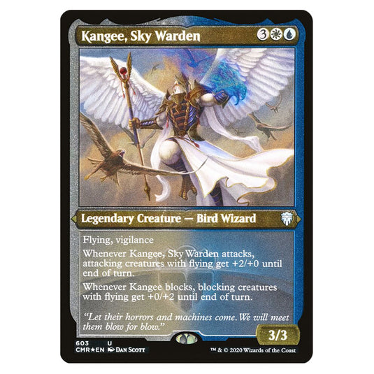 Kangee, Sky Warden 603 card from the Magic The Gathering set Commander Legends