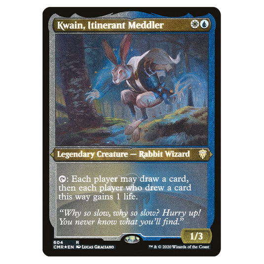 Kwain, Itinerant Meddler 604 card from the Magic The Gathering set Commander Legends